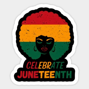 Celebrate Juneteenth: Afro Pride & Freedom Sticker